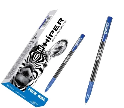 Ручка гелева HIPER Ace Gel HG-125 0,6мм синя (10) /HG-125/