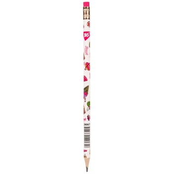 Олівець графітовий YES 280677 HB Sweet Cream, з ластиком (36) /280677/