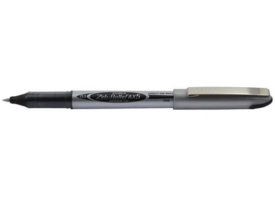 Ролер Zebra AX5 0,5мм срібн.корпус чорний (10)