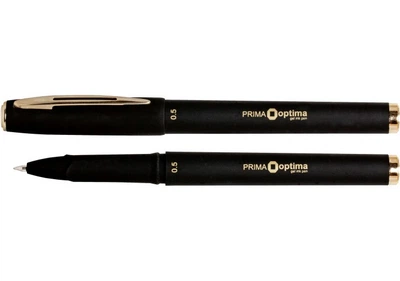 Ручка гелева OPTIMA 15638-01 Prima 0,5мм чорна (12) /O15638-01/