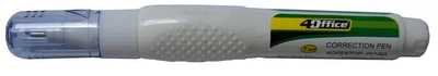 Коректор-ручка 4OFFICE 4-372 7мл з метал. кінчиком (12) /4-372/