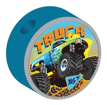 Чинка пластик. YES 620421 M-Trucks, кругла з контейнером /620421/