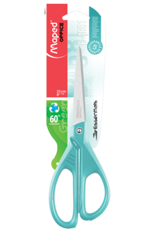 Ножиці MAPED 468111 21см "Essentials Green" блакитні /MP.468111/