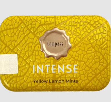 Льодяники Compass Intense Lemon Mints (лимон) 20g без цукру