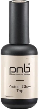 ТОП Закрепитель для гель-лака Защита Блеска с УФ фильтрами Protect Glow TOP PNB,17 мл