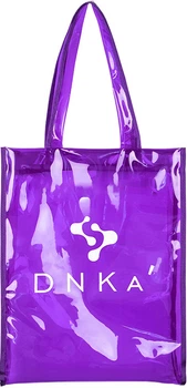 Сумка-шопер силіконова прозора DNKa, фіолетова