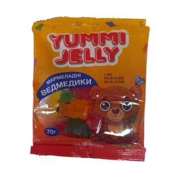 Жевательный мармелад Monzhar Yummi Jelly Медвежата 70 г