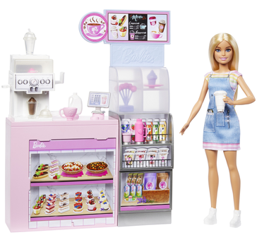 Ігровий набір Barbie Кав'ярня з лялькою HXN94 (0194735235568)