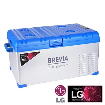 Холодильник 25л 12/24/220В 60Вт компрессорный (компрессор LG) "Brevia" 22405