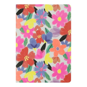 Книга записная Buromax Art А5 в клетку 32 листа прошитая обложка (BM.24822104-10)