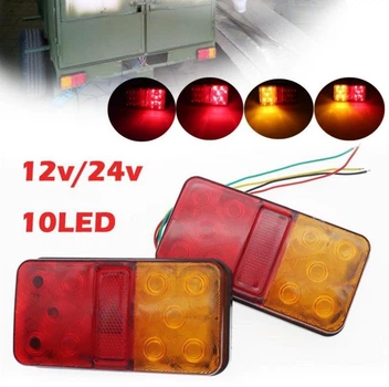 Універсальні ліхтарі для авто 10 Led12V-24V задні стопи для причепів