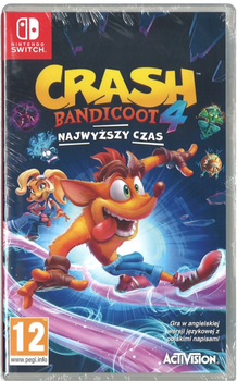 Gra Nintendo Switch Crash Bandicoot 4: It’s About Time (Kartridż) (5030917294266)