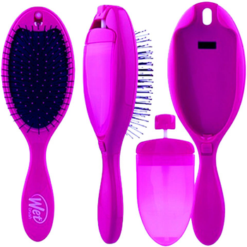 Szczotka do włosów Wet Brush 2-in-1 Treatment do rozczesywania kołtunów Purpurowa (736658585278)