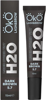 Краска для бровей и ресниц Liquid Hybrid Tint H2O Dark Brown 5.7 OKO, 15 мл
