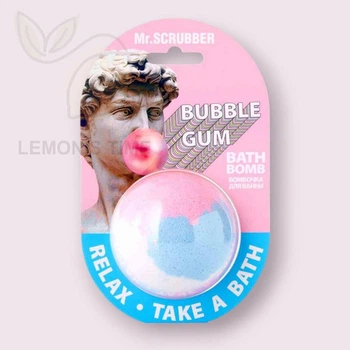 Бомбочка для ванны Mr.SCRUBBER Bath Bomb Bubble Gum 200 г