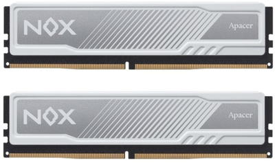Оперативная память Apacer DDR5-6000 32768 MB PC5-48000 (Kit of 2x16384) NOX White (AH5U32G60C622MWAA-2)