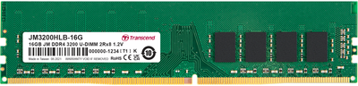 Оперативна пам'ять Transcend DDR4-3200 16384MB PC4-25600 1Rx8 1Gx8 (JM3200HLB-16G)