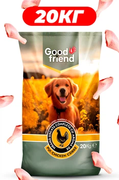 Корм для собак сухой со вкусом курицы 20кг Good Friend Chicken
