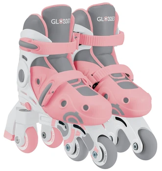 Роликовые коньки Globber 2в1 размер 26-29 пастельно-розовые (780-210)