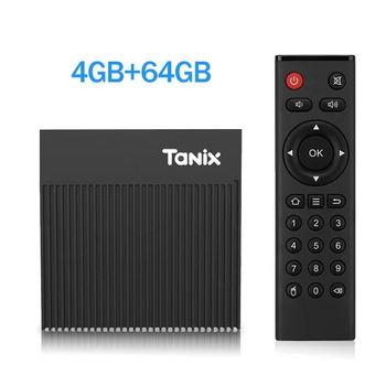 Смарт ТВ приставка Tanix TX4 4/64GB Amlogic S905X4, медіаплеєр 4K HDR, Android 11 (X4 PRO)