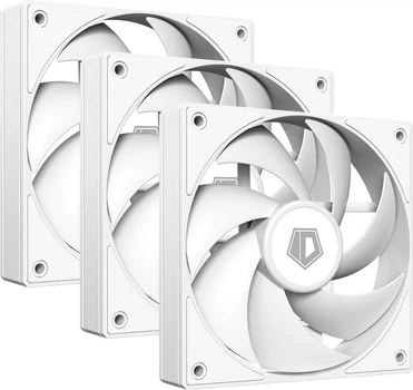 Набір вентиляторів (3pcs Pack) ID-Cooling AF-125-W Trio, 120mm