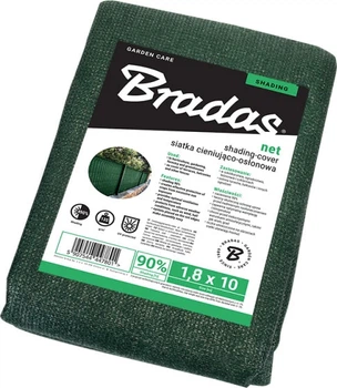 Сетка для затенения Bradas защитная 90% 135 г/м² 1.8x10 м (AS-CO13518010GR/P)