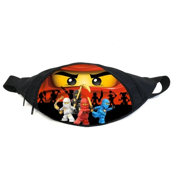 Поясна сумка Бананка Лего Ніндзяго (L Ninjago GB 02) Gear Bag чорна