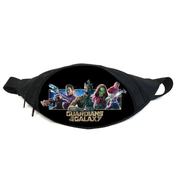 Поясна сумка Бананка Вартові Галактики (Guardians of the Galaxy GB 03) Gear Bag чорна