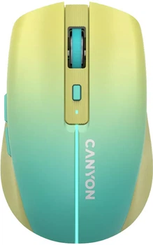Миша Canyon MW-44 LED Wireless/Bluetooth Yellow-Blue (CNS-CMSW44UA)