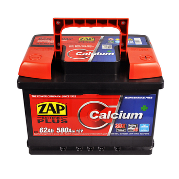 Автомобільний акумулятор ZAP Plus 62Ah 580A R+ (562 98) (L2B)(h=175)