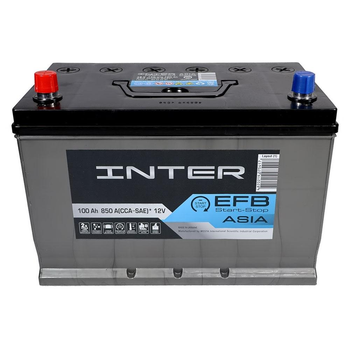Автомобильный аккумулято INTER ASIA EFB 100Ah 850A Start-stop L+ 4820219075417