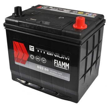Автомобильный аккумулятор FIAMM Titanium Black Asia 60Аh 540А R+ 7905180
