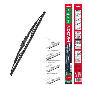Щітка склоочисника каркасна MAXION Expert 16”/ 400мм з адаптером