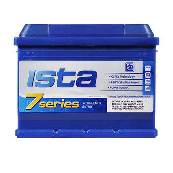 Акумулятор ISTA 7 Series 60Ah 600A R+