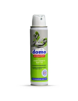 Дезодорант для спортивного взуття DOMO Professional є антимикробнім еффектом 150 мл