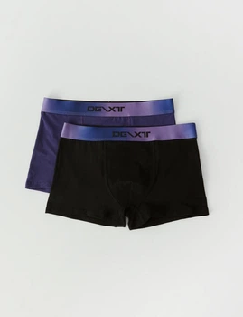Набор мужских трусов боксеров 2PACK Diverse DEXT RAINBOW L Черный (5902598925213)