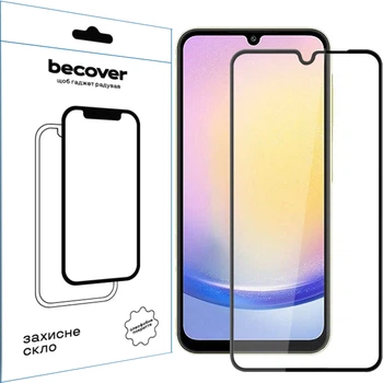Защитное стекло BeCover для смартфона Samsung Galaxy A26 SM-A266 Black (BC_712885)