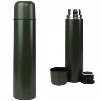 Термос армейский Stainless Stell Thermo Bottle (1 л) Mil-Tec Олива