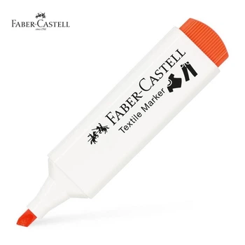 Маркер для тканини Faber-Castell Textile Marker, колір жовтогарячий неоновий, 159509