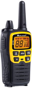 Ręczny radiotelefon Midland XT70 Adventure Yellow/Black (8011869197215)