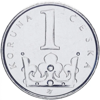 Монета Чехия 1 крона 2016 UNC