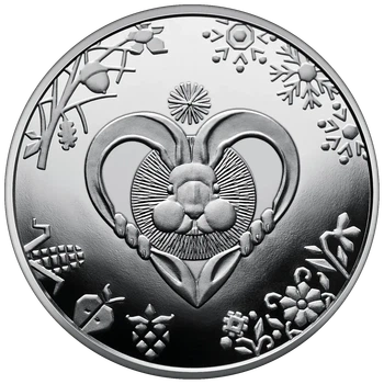 Рік Кролика (Кота) Східний календар 5 гривень 2022 рік (2023) Україна Колекційна монета НБУ (Банківський стан)