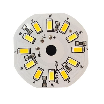Світлодіодний LED-модуль 3+3Вт, 46мм, 5В, двокольоровий