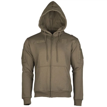Кофта тактична Mil-Tec Tactical Hoodie Zipper L Olive (M-T)