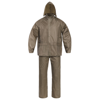 Костюм тактичний Mil-Tec непромокний Rainproof Set jacket pants S Olive (10625001-902-S)