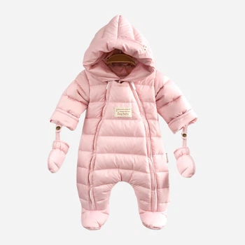 Детский демисезонный слитный комбинезон для новорожденной девочки Magbaby Mellow 132560 74 см Розовый (4820000380836)