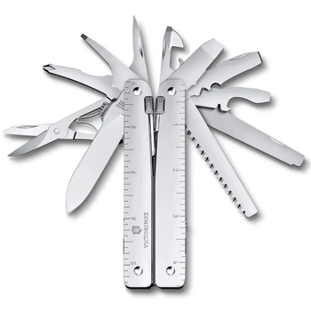 Складной швейцарский нож Victorinox SwissTool MX 3.0327.MN 26 функций 115 мм Grey (Vx30327.MN)