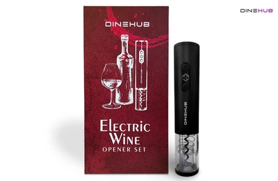 Електричний штопор перезаряджаємий з різаком для фольги DH-1 DineHub
