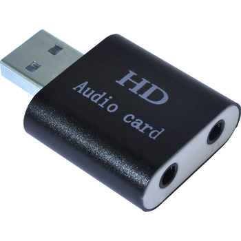 Звуковая карта Dynamode USB-SOUND7-ALU_BLACK [97517]