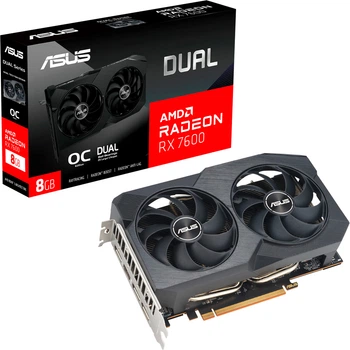 Видеокарта Asus Dual Radeon RX 7600 V2 OC Edition 8GB (90YV0IH2-M0NA00) UA [104755]
